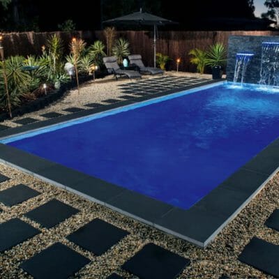 bluestone honed pool paving