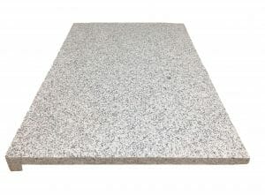 Dove white Granite rebate drop face coping tile